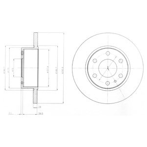 Слика на Кочионен диск DELPHI BG4164