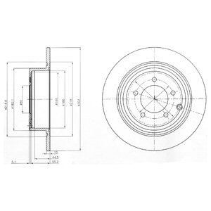 Слика на Кочионен диск DELPHI BG4169