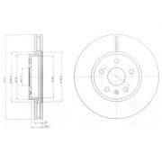 Слика 1 на кочионен диск DELPHI BG4189C