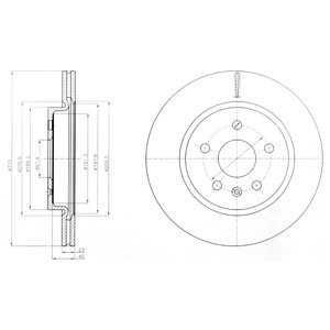 Слика на Кочионен диск DELPHI BG4190