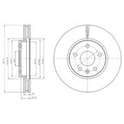 Слика 1 на кочионен диск DELPHI BG4191C