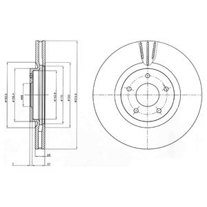 Слика на Кочионен диск DELPHI BG4231C