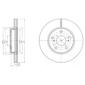 Слика на Кочионен диск DELPHI BG4232