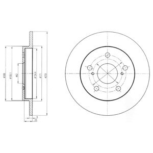 Слика на Кочионен диск DELPHI BG4233