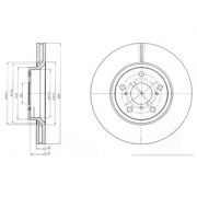 Слика 1 на кочионен диск DELPHI BG4236C