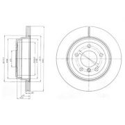 Слика 1 на кочионен диск DELPHI BG4243C