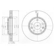 Слика 1 на кочионен диск DELPHI BG4264