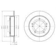 Слика 1 на кочионен диск DELPHI BG4289