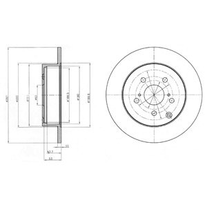 Слика на Кочионен диск DELPHI BG4291