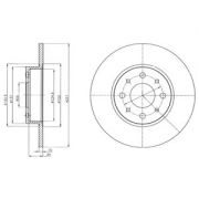 Слика 1 на кочионен диск DELPHI BG4312