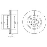 Слика 1 $на Кочионен диск DELPHI BG4340