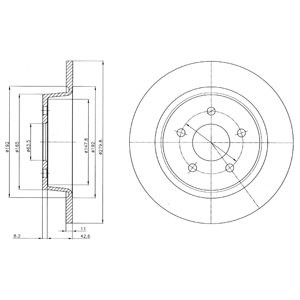 Слика на Кочионен диск DELPHI BG4533C