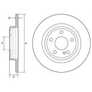 Слика 1 на кочионен диск DELPHI BG4558C