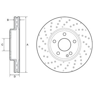 Слика на Кочионен диск DELPHI BG4657C