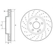 Слика 1 на кочионен диск DELPHI BG4657C