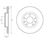 Слика 1 на кочионен диск DELPHI BG4661C