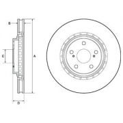 Слика 1 на кочионен диск DELPHI BG4691C