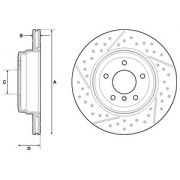 Слика 1 на кочионен диск DELPHI BG4714C