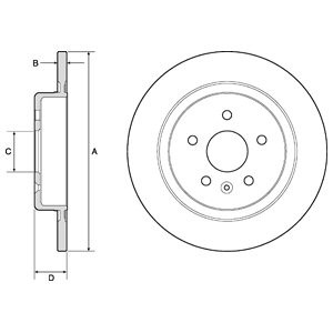 Слика на Кочионен диск DELPHI BG4760C