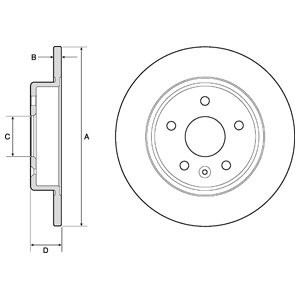 Слика на Кочионен диск DELPHI BG4761C