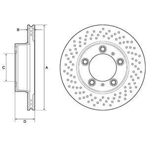 Слика на Кочионен диск DELPHI BG4769C