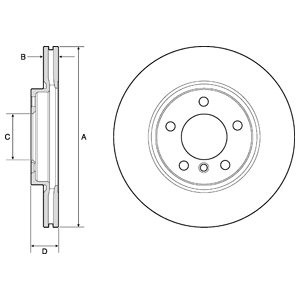 Слика на Кочионен диск DELPHI BG4771C