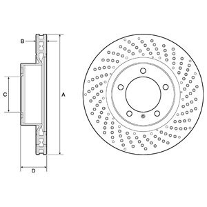 Слика на Кочионен диск DELPHI BG4781C