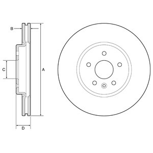 Слика на Кочионен диск DELPHI BG4783C