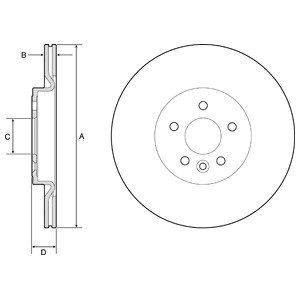 Слика на Кочионен диск DELPHI BG4786C