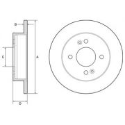 Слика 1 на кочионен диск DELPHI BG4917C