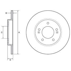 Слика на Кочионен диск DELPHI BG4949C