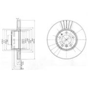 Слика 1 на кочионен диск DELPHI BG670