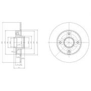 Слика 1 $на Кочионен диск DELPHI BG9021RS