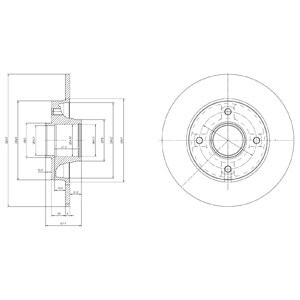 Слика на Кочионен диск DELPHI BG9022RSC