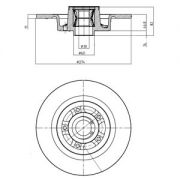 Слика 1 на кочионен диск DELPHI BG9026RSC