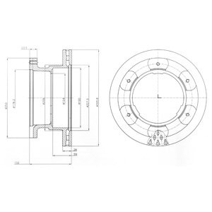 Слика на Кочионен диск DELPHI BG9069