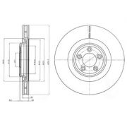 Слика 1 $на Кочионен диск DELPHI BG9071C