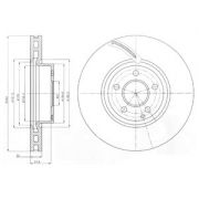 Слика 1 на кочионен диск DELPHI BG9075C