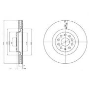 Слика 1 на кочионен диск DELPHI BG9109C