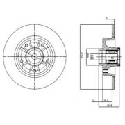 Слика 1 $на Кочионен диск DELPHI BG9112RS