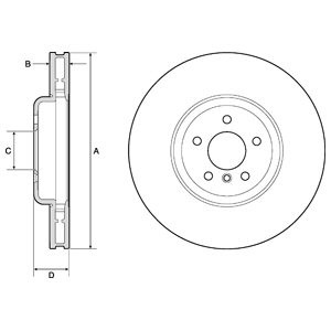 Слика на Кочионен диск DELPHI BG9161C