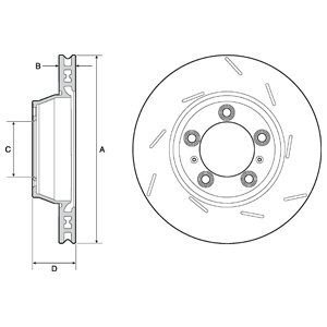 Слика на Кочионен диск DELPHI BG9165C