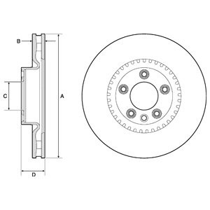 Слика на Кочионен диск DELPHI BG9168C