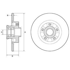 Слика на Кочионен диск DELPHI BG9190RSC