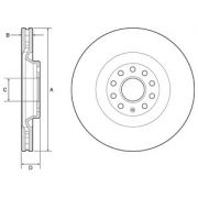 Слика 1 $на Кочионен диск DELPHI BG9202C