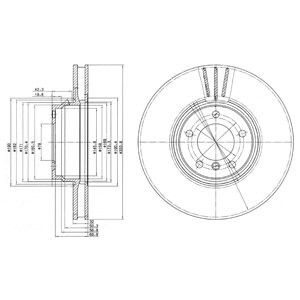 Слика на Кочионен диск DELPHI BG9212