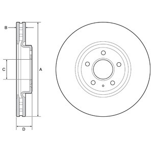 Слика на Кочионен диск DELPHI BG9218C