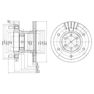 Слика на Кочионен диск DELPHI BG9453