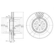 Слика 1 на кочионен диск DELPHI BG9514