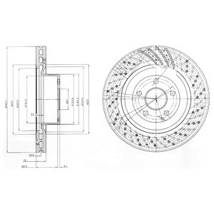 Слика на Кочионен диск DELPHI BG9754